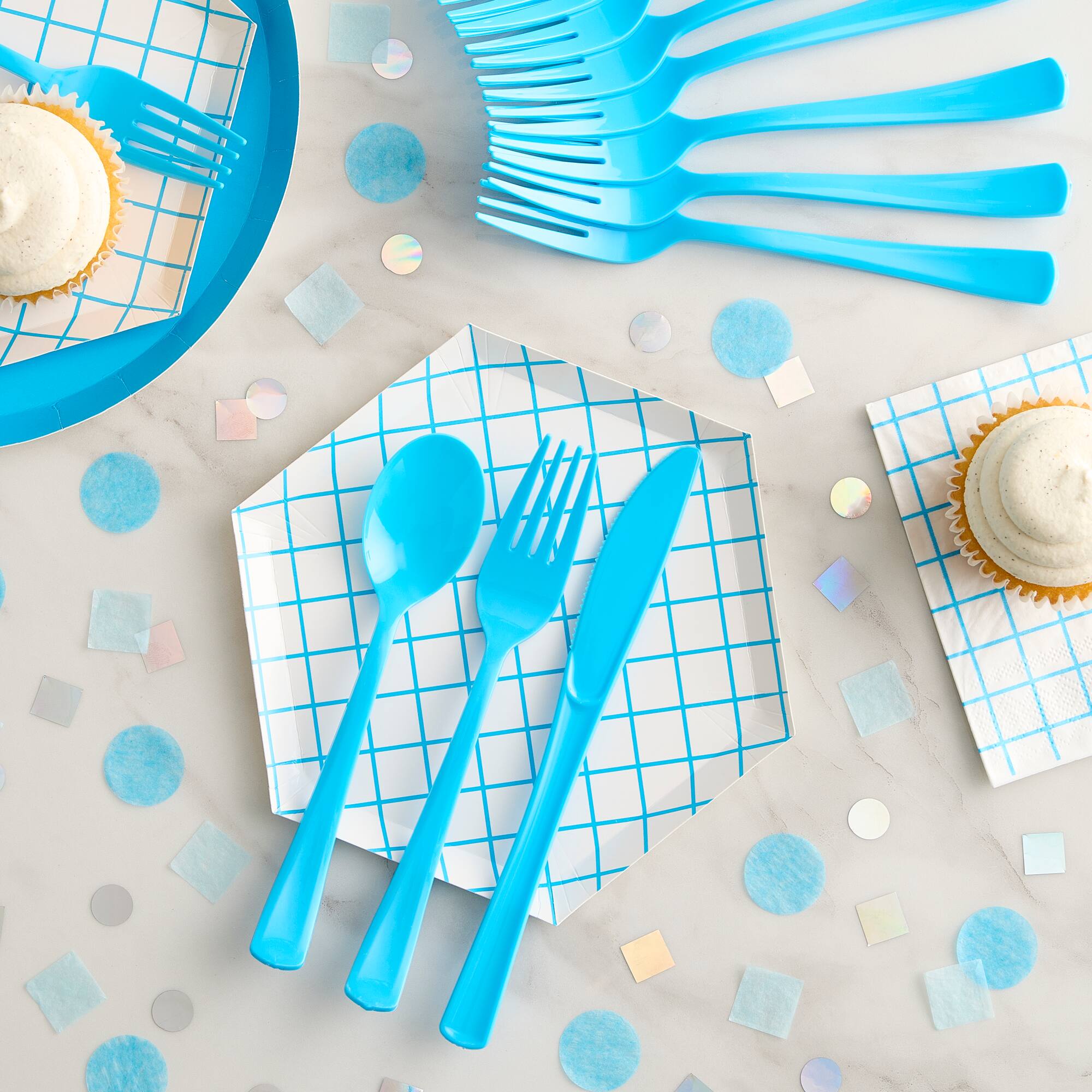 12 Pack: 30 Piece Plastic Cutlery Set by Celebrate It™